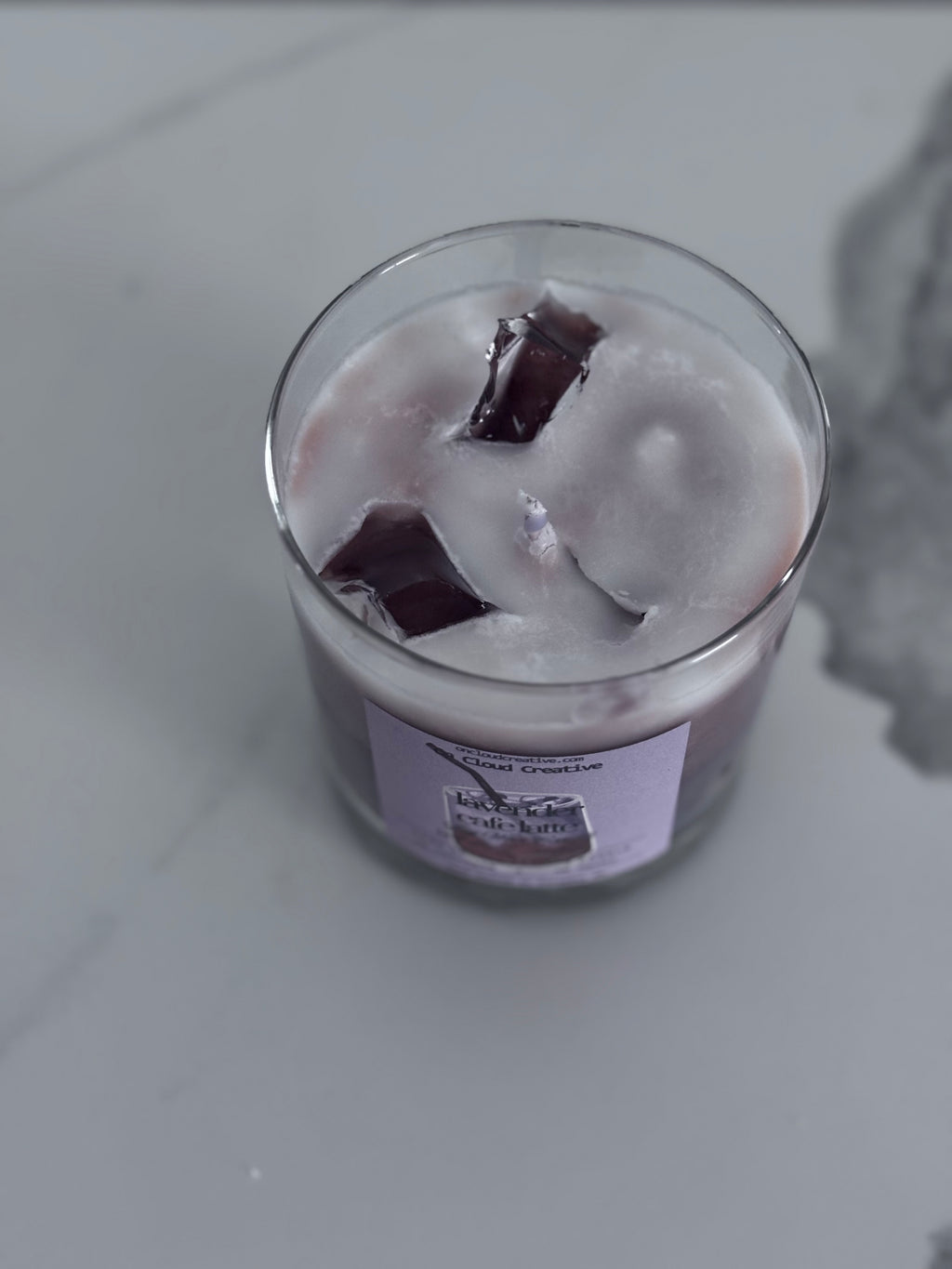 Lavender Café Latte Artisan Candle