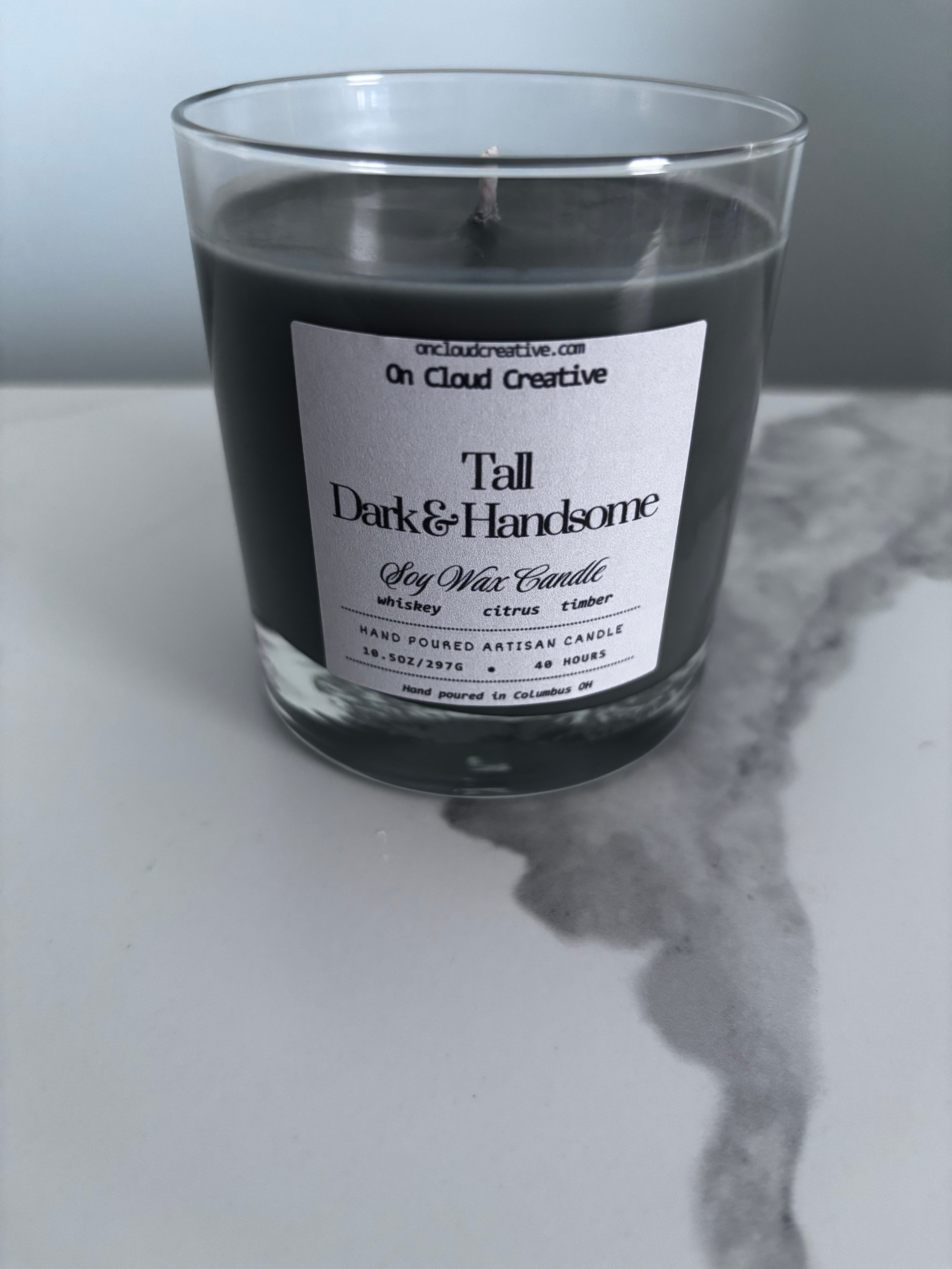 Tall Dark & Handsome Artisan Candle