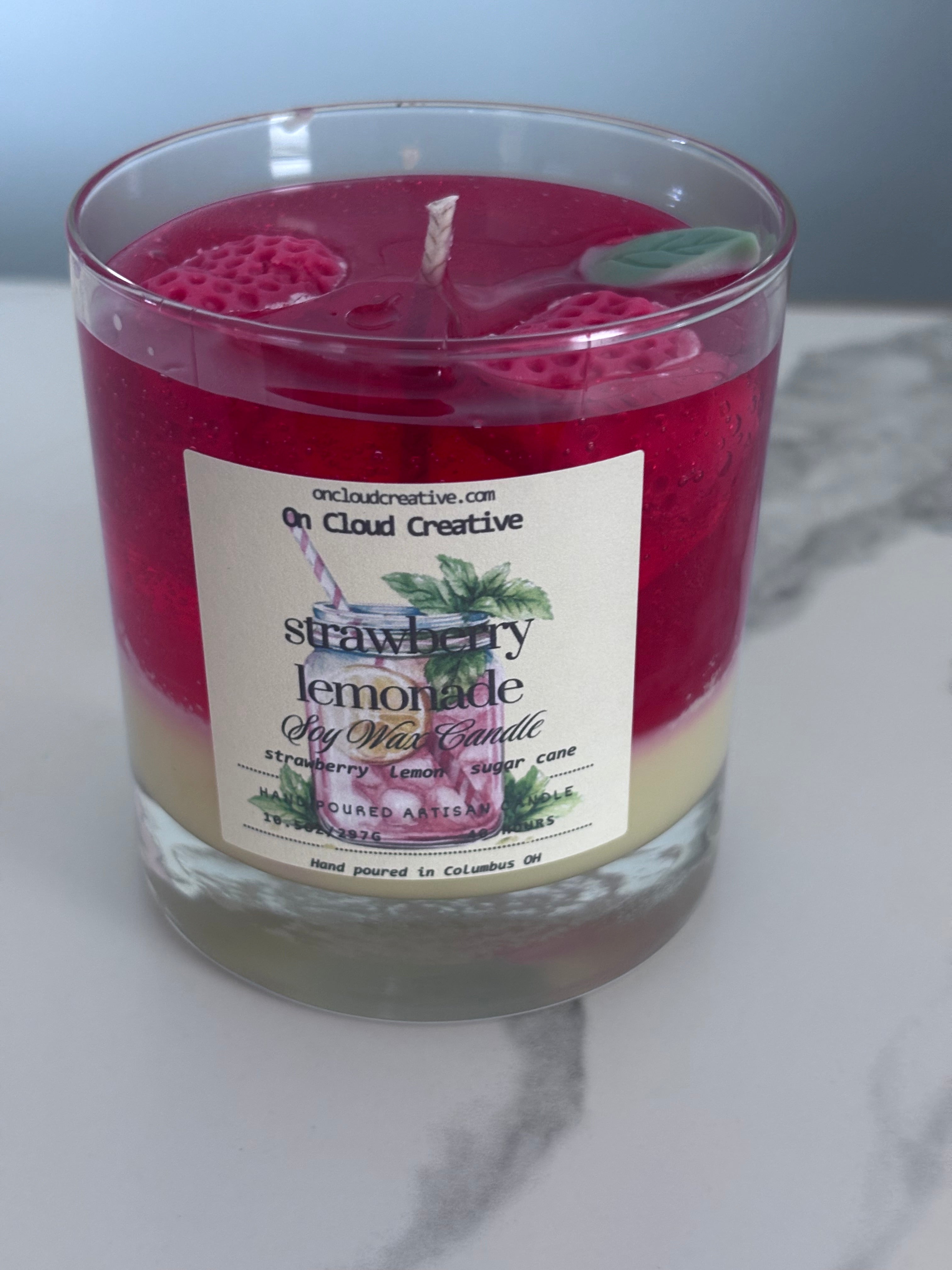 Strawberry Lemonade Artisan Candle
